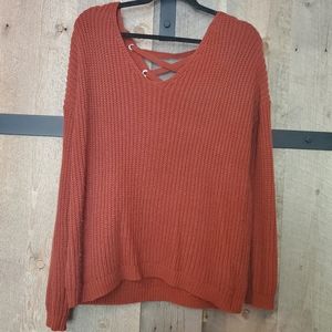 Rust Orange Sweater